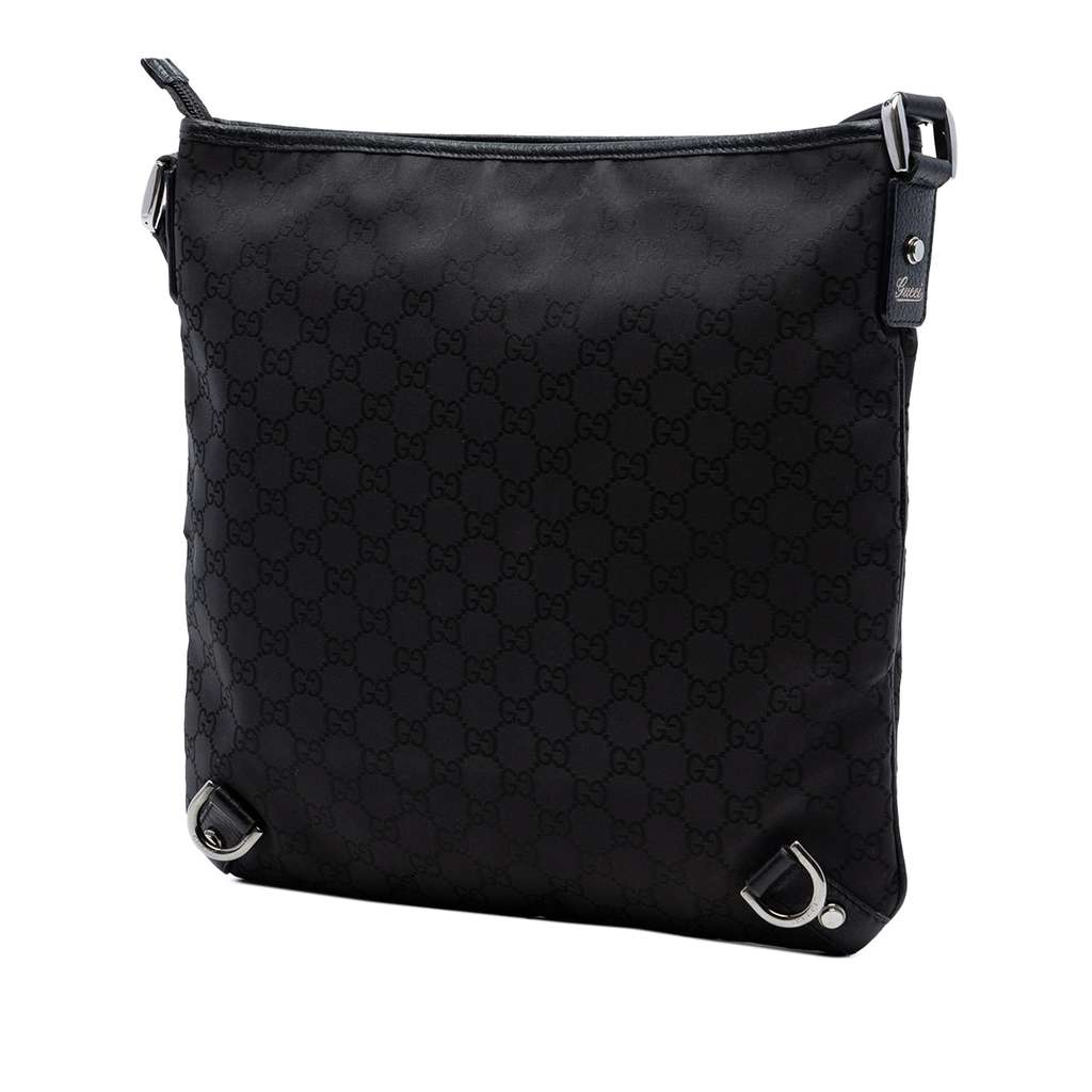 Gucci GG Canvas Abbey D Ring Crossbody Black Canvas Good condition - Back View