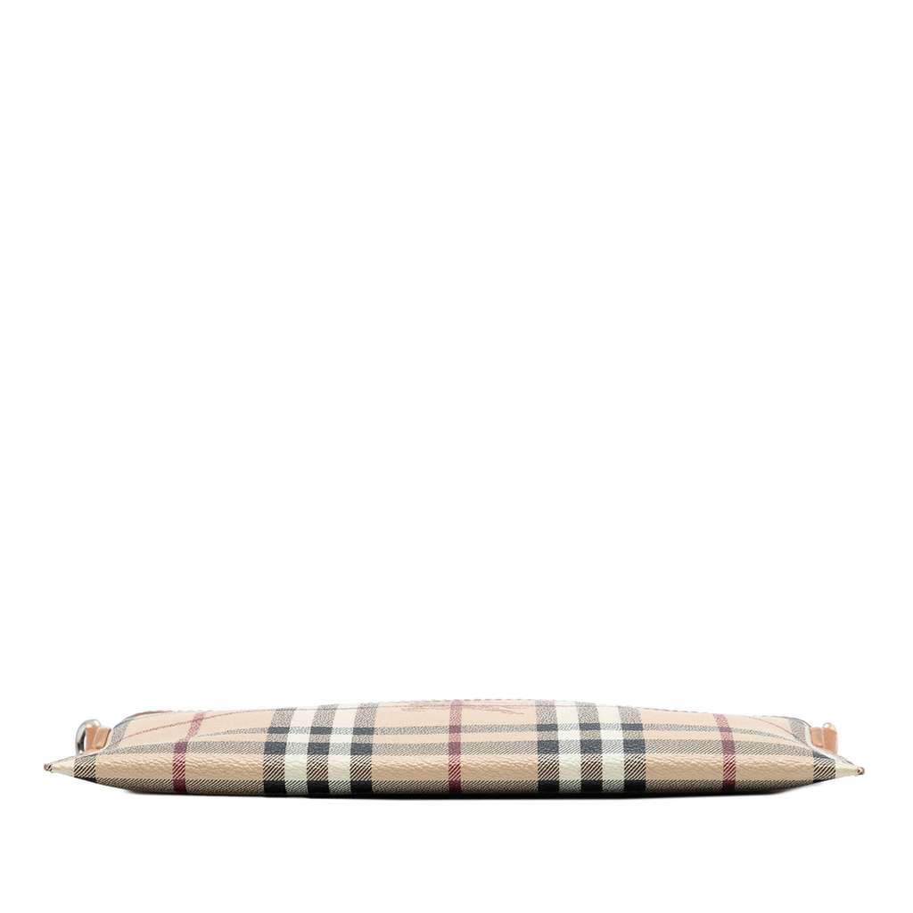 Burberry Haymarket Check Coated Canvas Peyton Crossbody Beige Good condition - Inside View