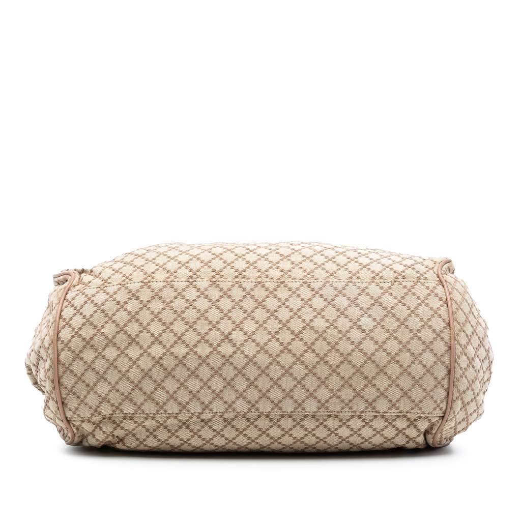 Gucci Diamante Canvas Sukey Satchel Beige Canvas Good condition - Inside View