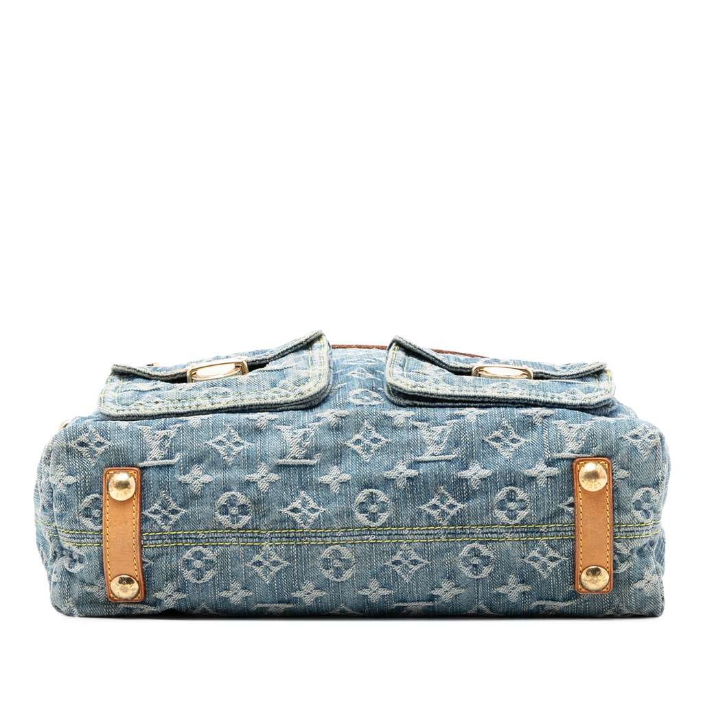 Louis Vuitton Monogram Denim Baggy GM Blue Denim Good condition - Inside View
