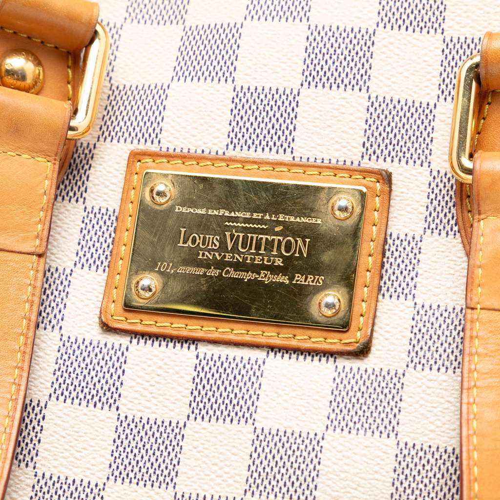 Louis Vuitton Damier Azur Hampstead PM White Good condition - Box View