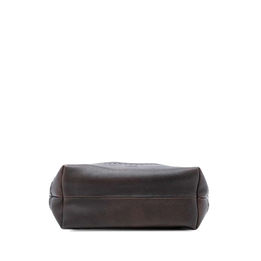 Gucci Leather Laidback Crafty Tote Brown Leather Good condition - Inside View