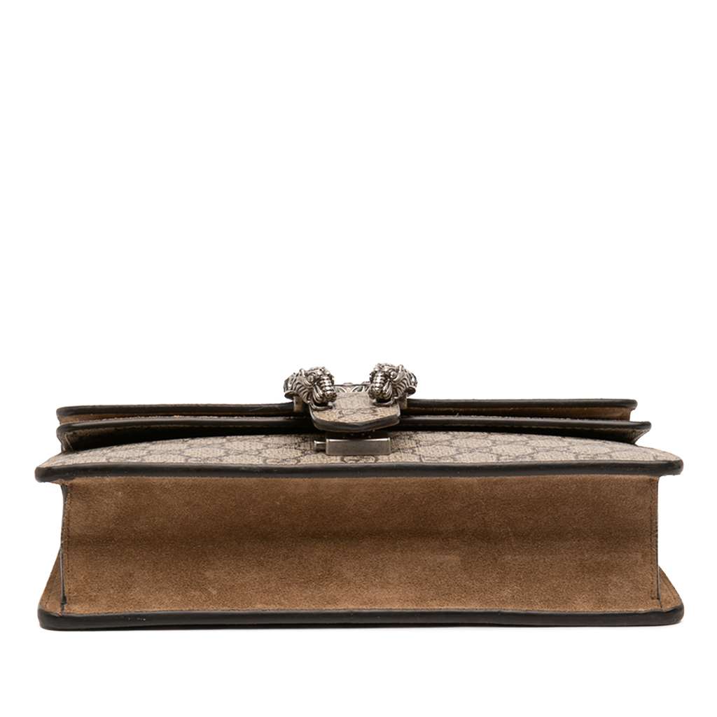 Gucci Medium GG Supreme Dionysus Crossbody Beige Canvas Good condition - Inside View