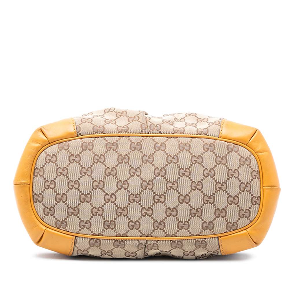 Gucci GG Canvas Sukey Satchel Beige Good condition - Inside View