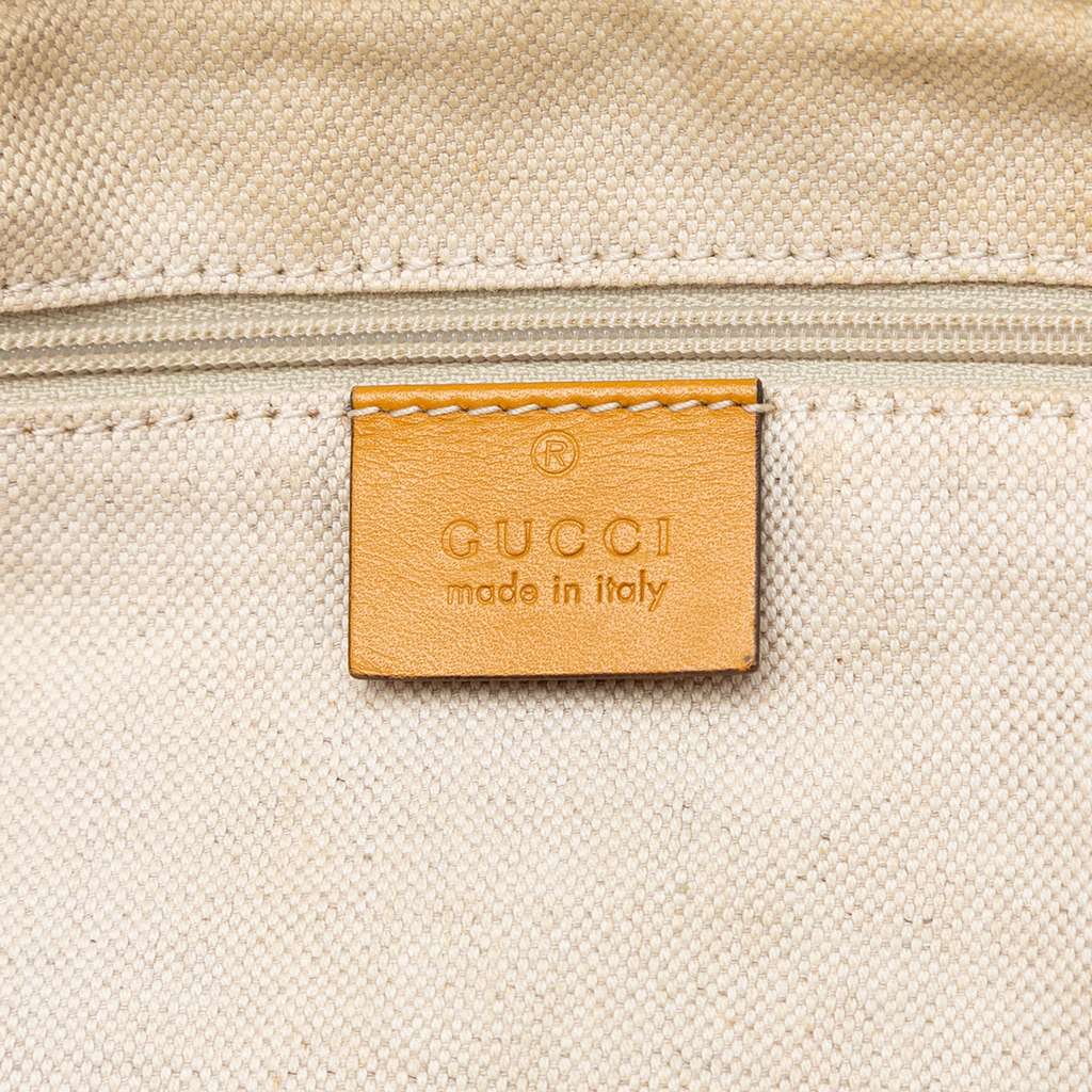 Gucci GG Canvas Sukey Satchel Beige Good condition - Box View