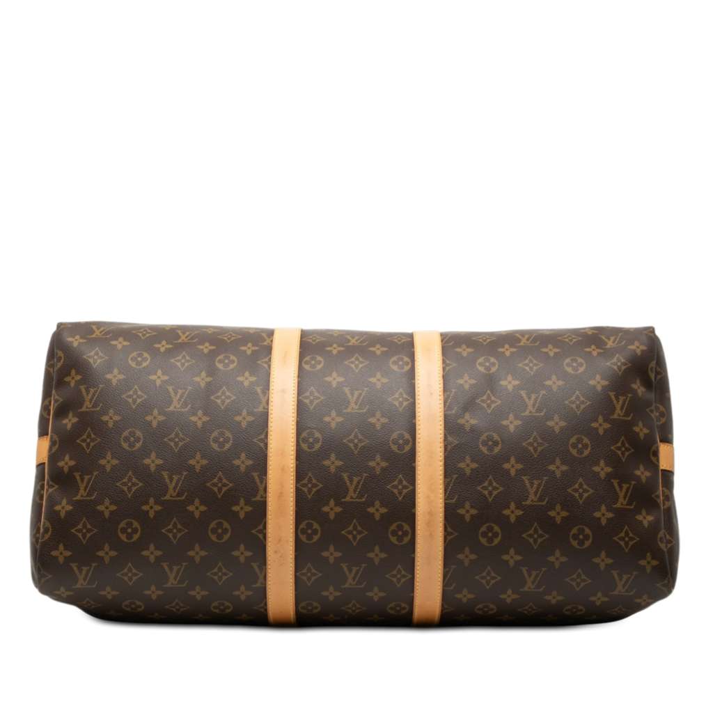 Louis Vuitton Monogram Keepall Bandouliere 55 Brown Fair condition - Inside View