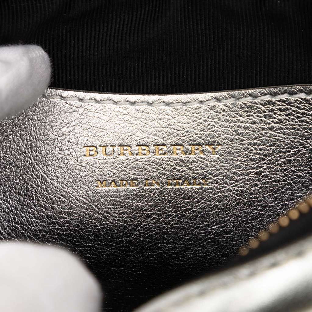 Burberry Haymarket Check Canvas 1983 Link Belt Bag Beige Canvas Good condition - Box View