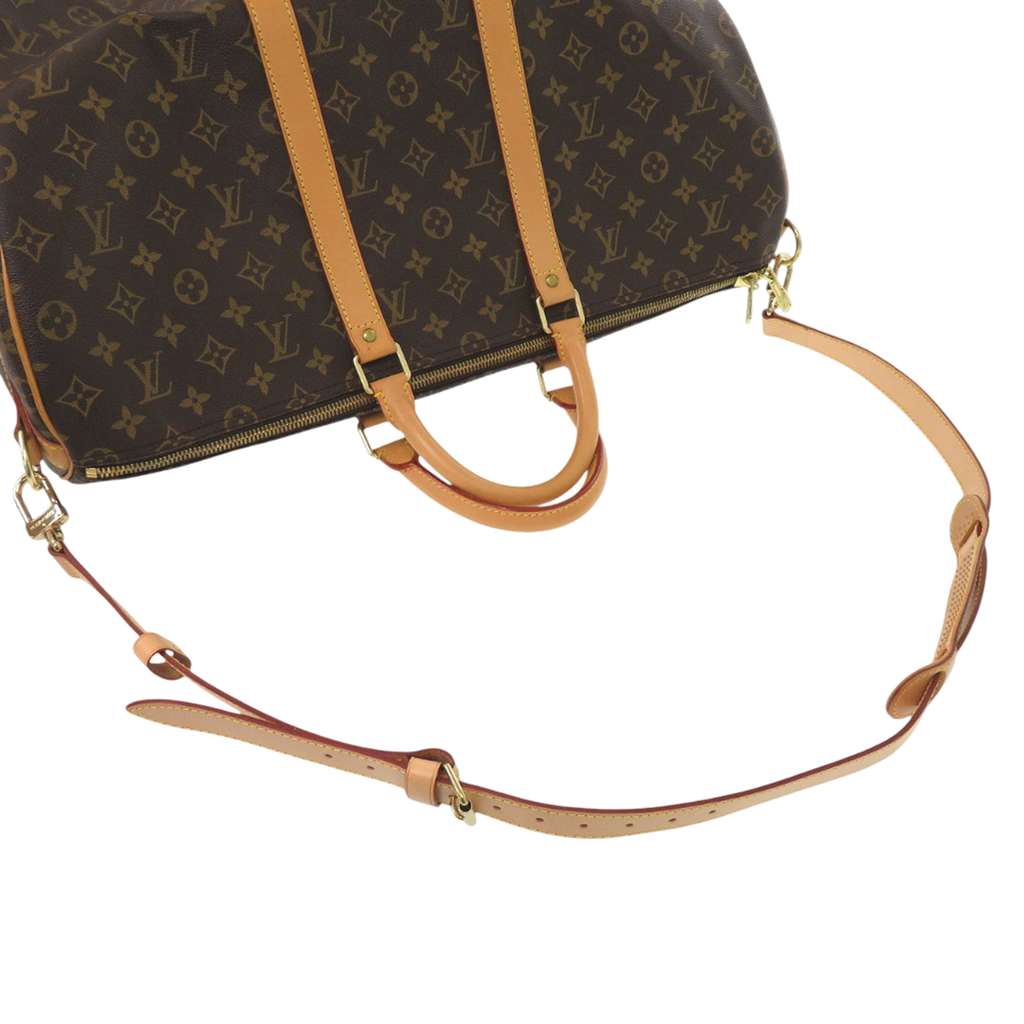 Louis Vuitton Monogram Keepall Bandouliere 50 Brown Good condition - Box View