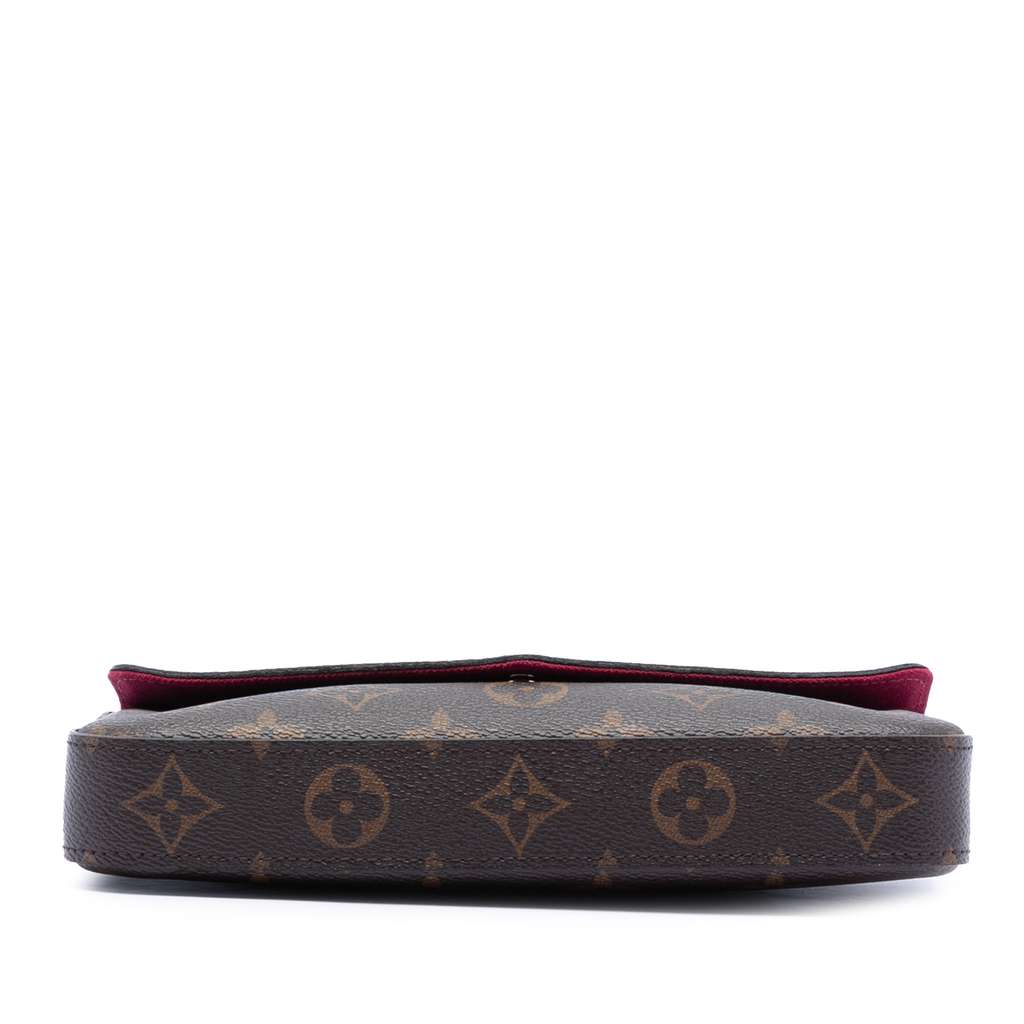 Louis Vuitton Monogram Pochette Felicie Brown Good condition - Inside View