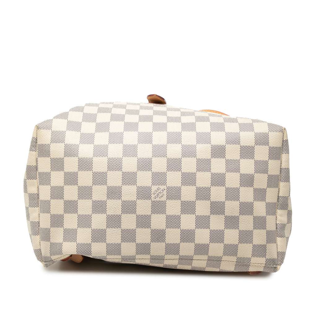 Louis Vuitton Damier Azur Sperone White Good condition - Inside View