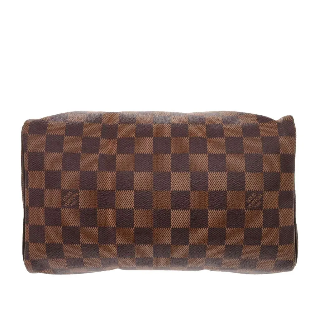 Louis Vuitton Damier Ebene Speedy 25 Brown Very good - Inside View