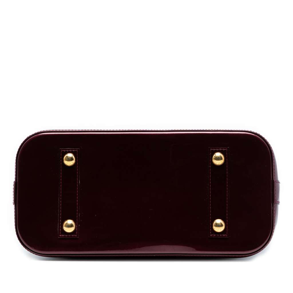 Louis Vuitton Monogram Vernis Alma PM Red Leather Good condition - Inside View