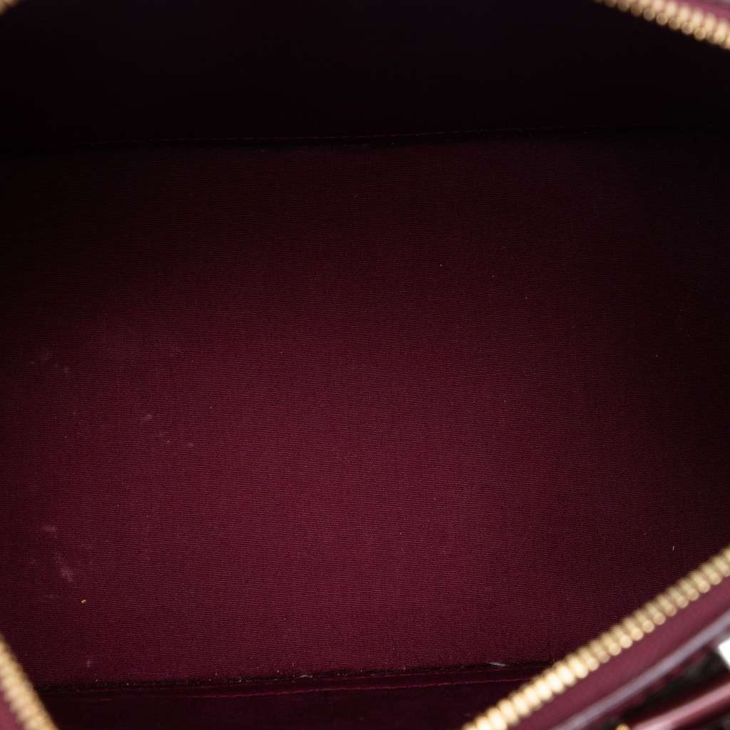 Louis Vuitton Monogram Vernis Alma PM Red Leather Good condition - Model View