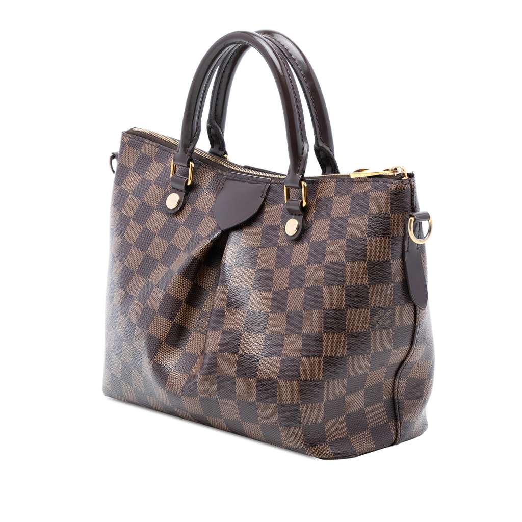Louis Vuitton Damier Ebene Siena PM Brown Good condition - Back View