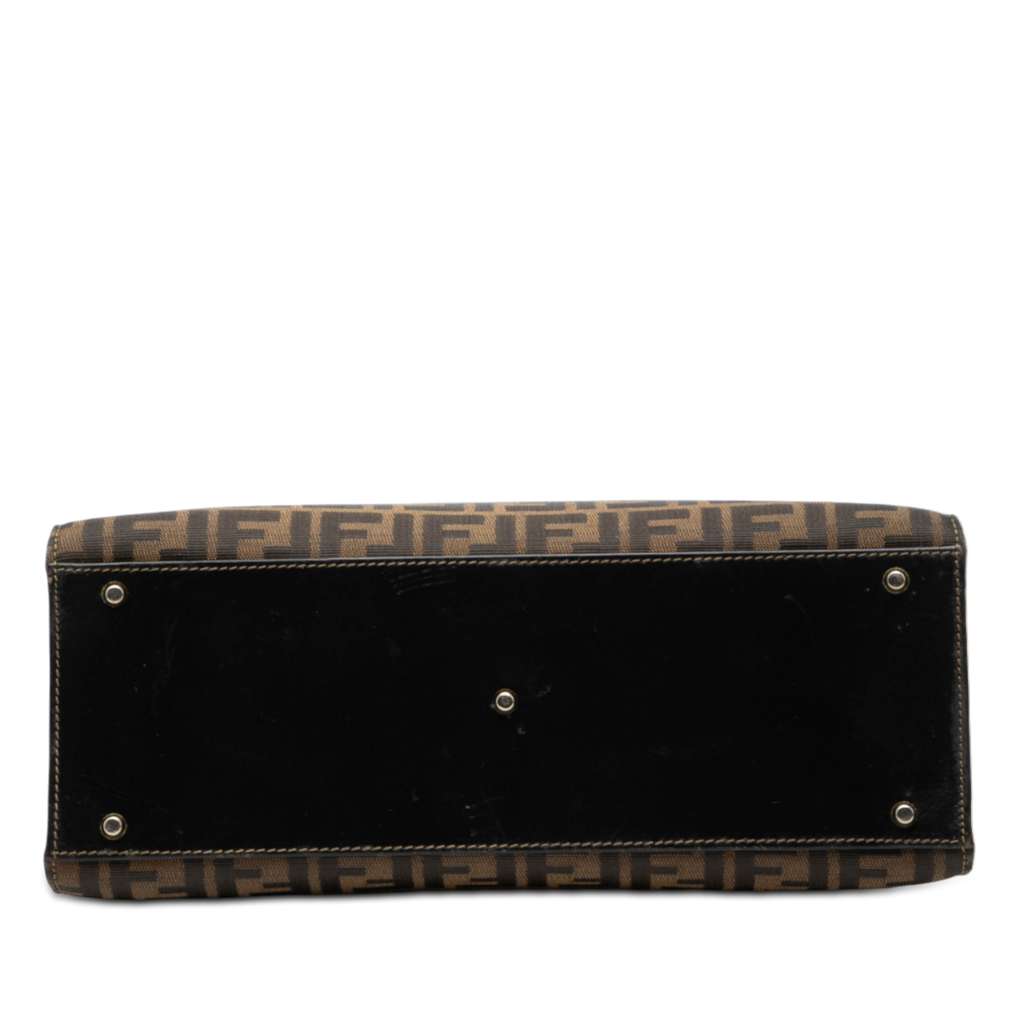 Fendi Zucca Canvas Tote Brown Canvas Good condition - Inside View