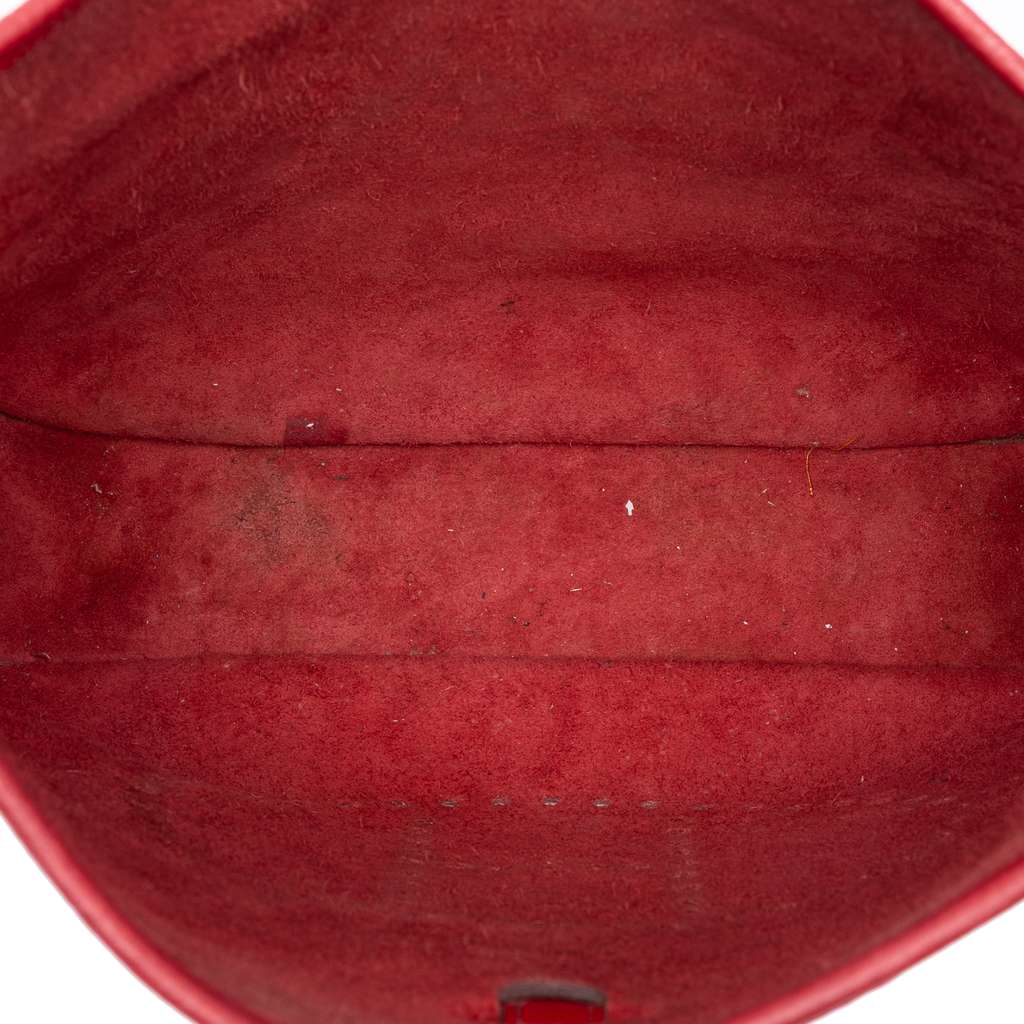 Hermès Clemence Evelyne III 33 Red Leather Good condition - Model View