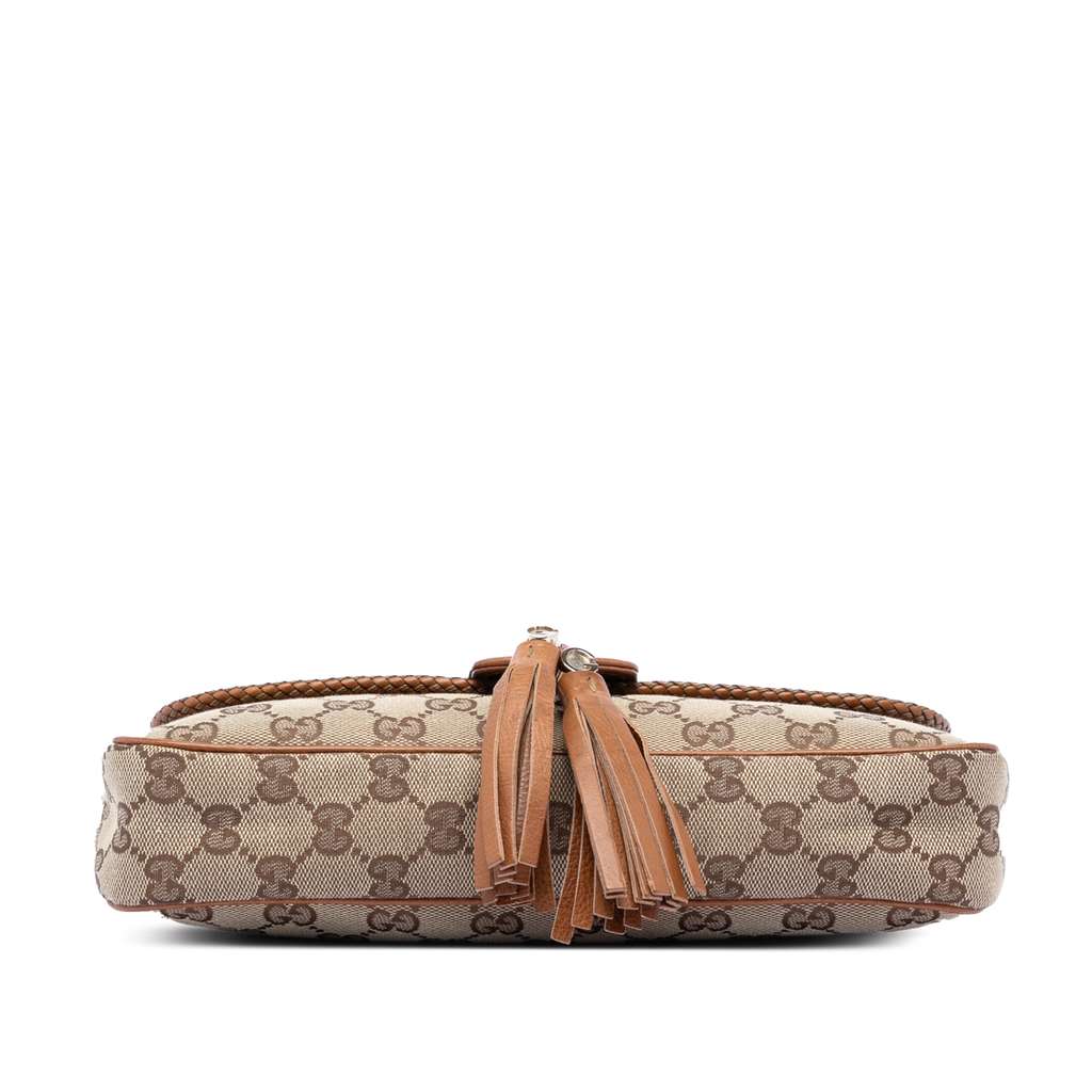 Gucci GG Canvas Marrakech Shoulder Bag Beige Good condition - Inside View