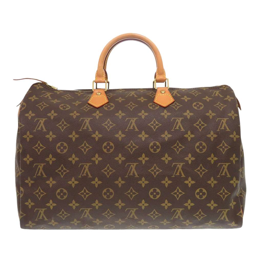 Louis Vuitton Monogram Speedy 40 Brown Good condition - Back View