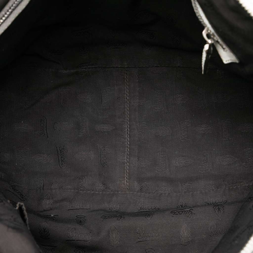 Gucci Guccissima Icon Bit Satchel White Leather Good condition - Model View