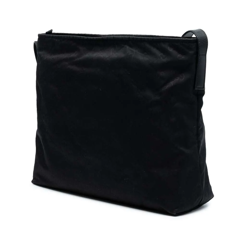 Gucci GG Nylon Crossbody Black Very good - Back View