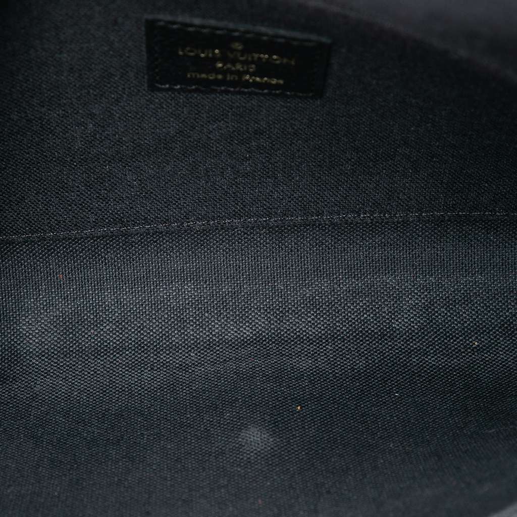 Louis Vuitton Monogram Empreinte Pochette Felicie Black Leather Good condition - Model View