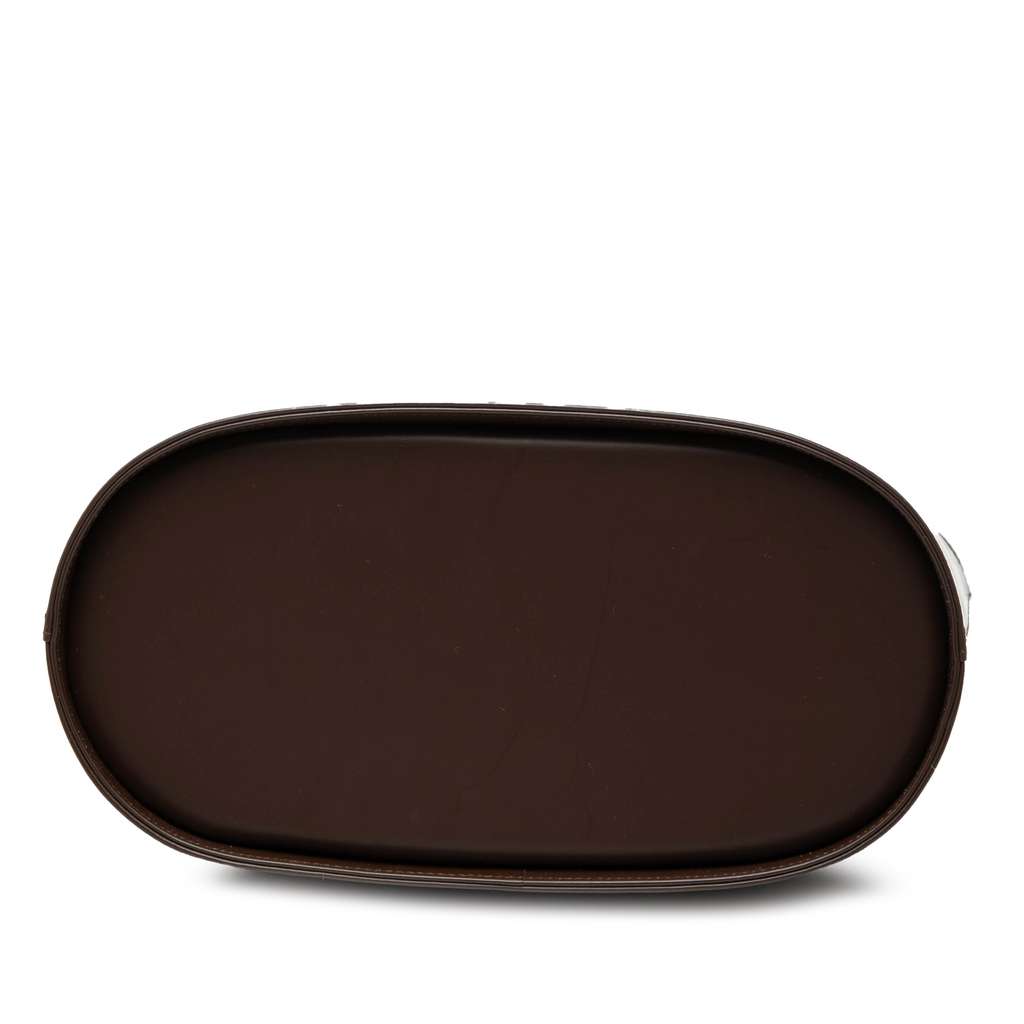 Burberry House Check Trimmed Leather Crossbody Brown Leather Good condition - Inside View