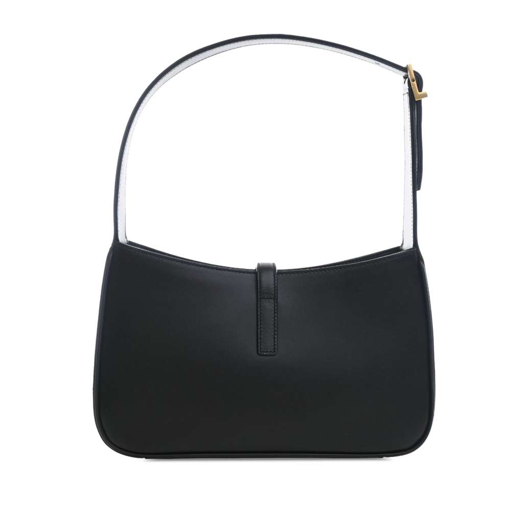 Saint Laurent Smooth Calfskin Le 5 a 7 Black Leather Good condition - Back View