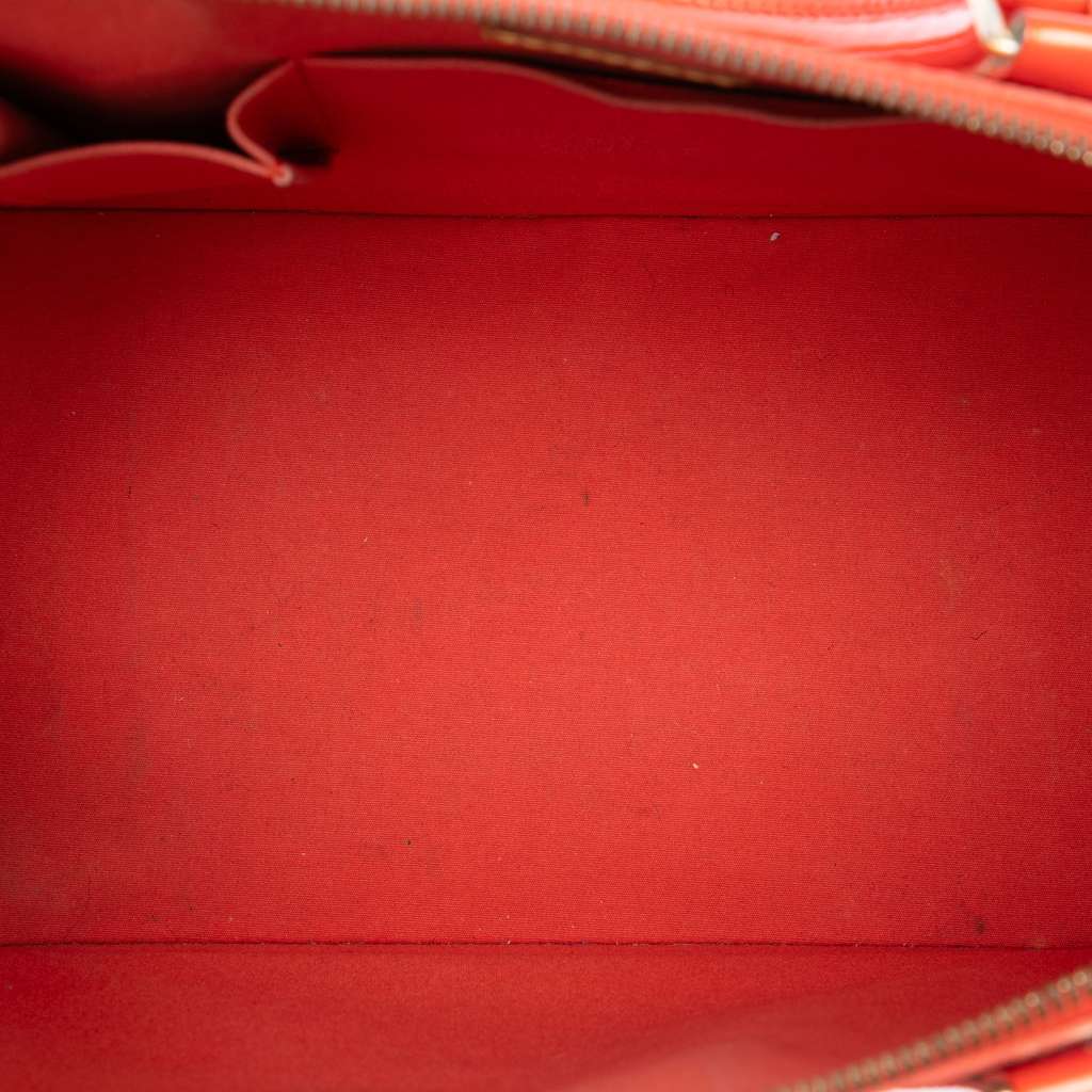 Louis Vuitton Monogram Vernis Alma GM Orange Leather Good condition - Model View