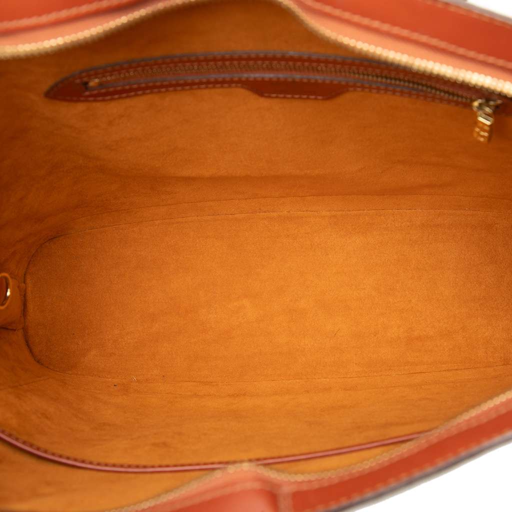 Louis Vuitton Epi Lussac Brown Leather Good condition - Model View