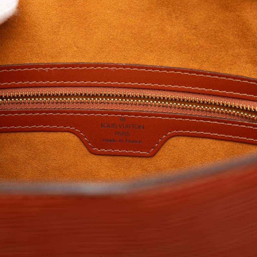 Louis Vuitton Epi Lussac Brown Leather Good condition - Box View