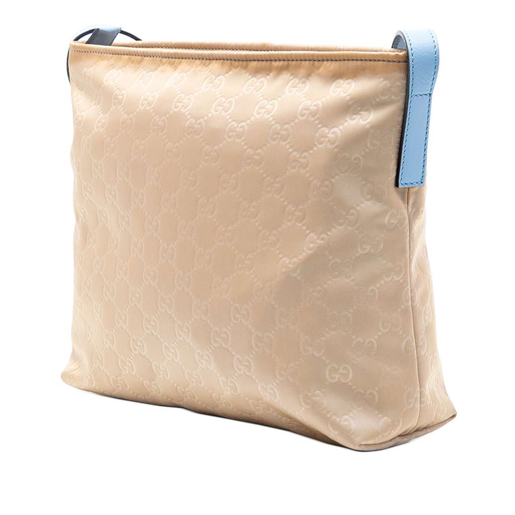 Gucci GG Nylon Crossbody Beige Good condition - Back View