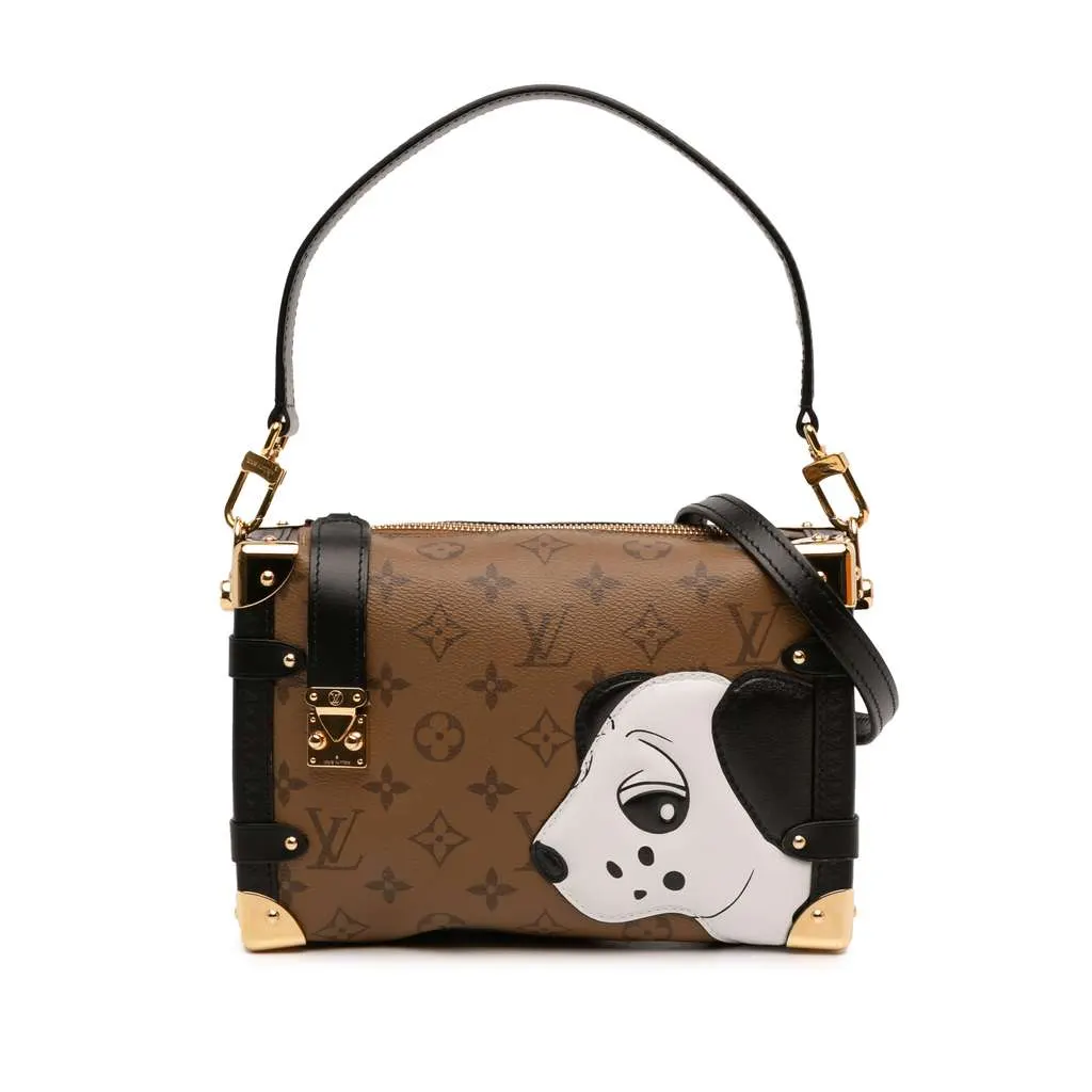 Louis Vuitton Sun Yitian Monogram Reverse Pup Side Trunk MM Brown Very good - Front View
