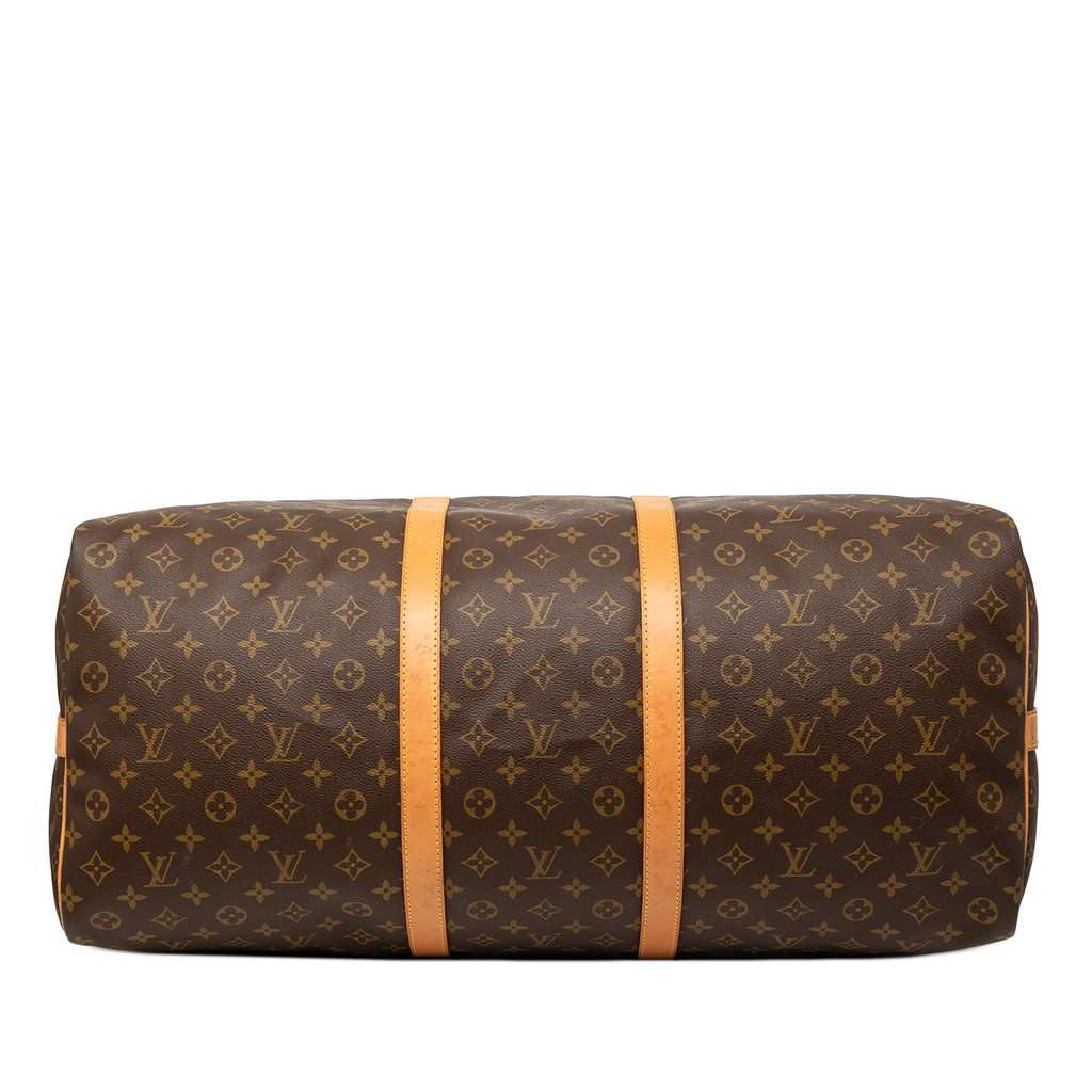 Louis Vuitton Monogram Keepall Bandouliere 60 Brown Good condition - Inside View