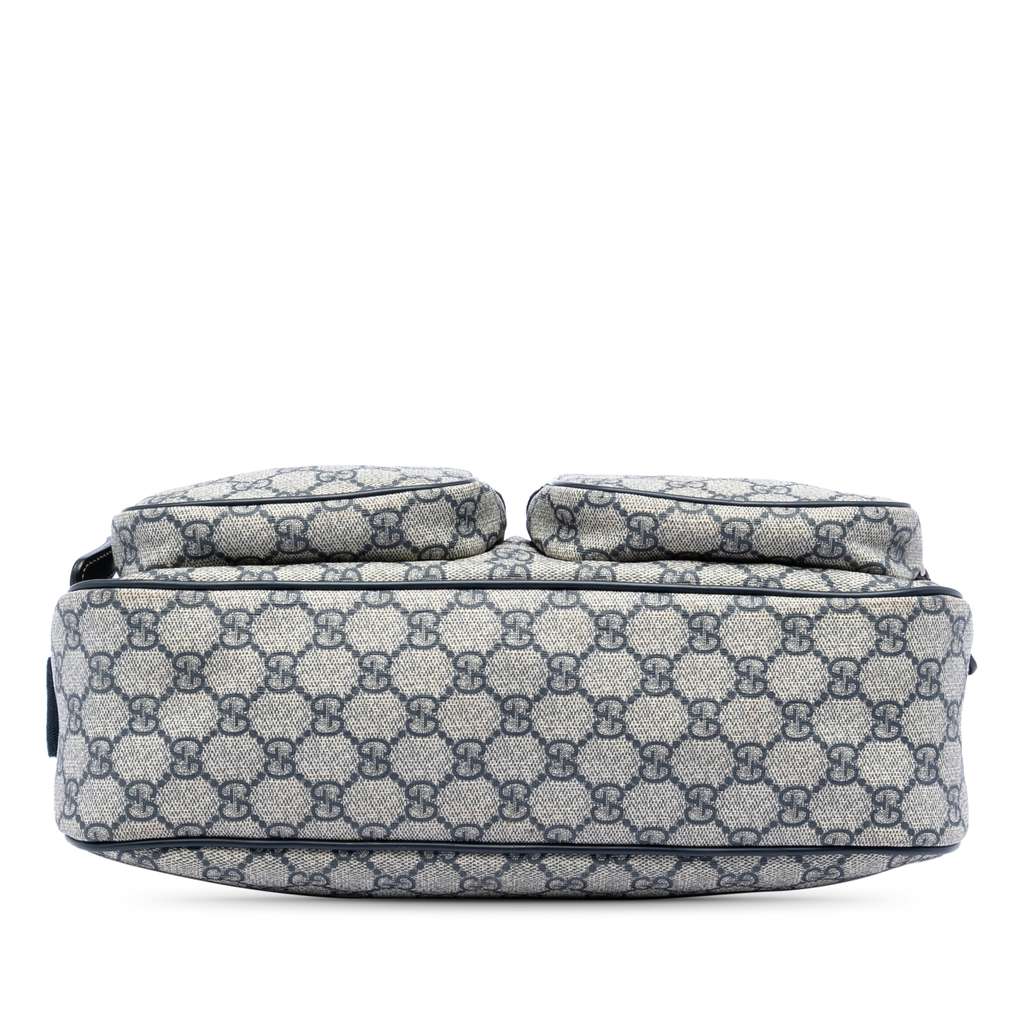 Gucci GG Supreme Double Pocket Crossbody Beige Good condition - Inside View