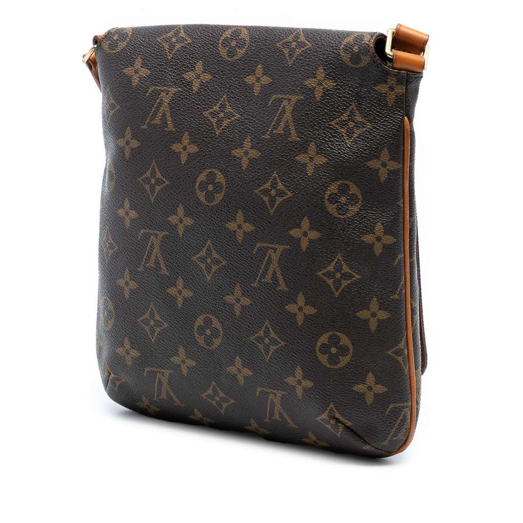 Louis Vuitton Monogram Musette Salsa PM Short Strap Brown Good condition - Back View