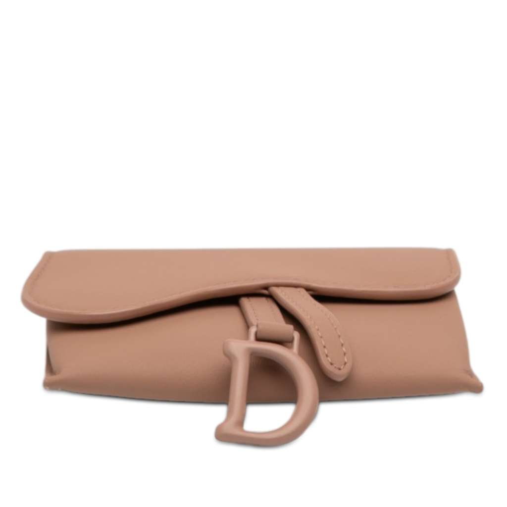 Dior Nano Ultra Matte Calfskin Saddle Chain Pouch Brown Leather Very good condition - Inside View
