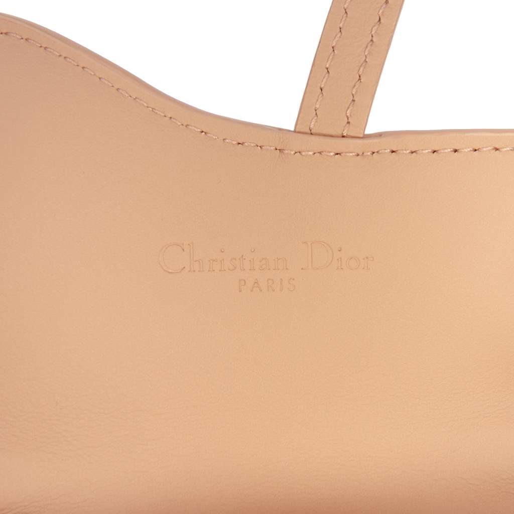 Dior Nano Ultra Matte Calfskin Saddle Chain Pouch Brown Leather Very good condition - Box View