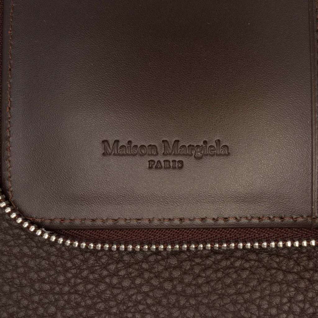 Maison Margiela Leather Clutch Grey Leather Good condition - Box View