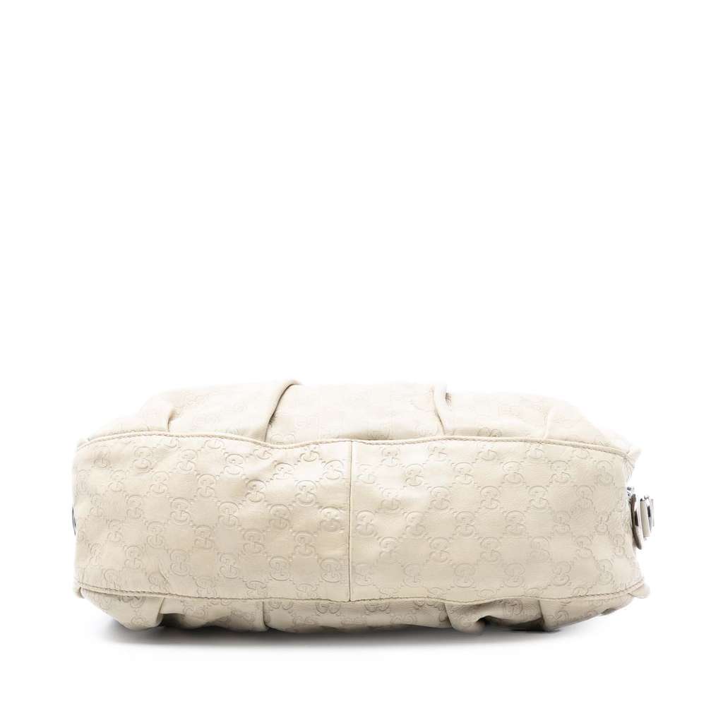 Gucci Guccissima Icon Bit Satchel Brown Leather Good condition - Inside View