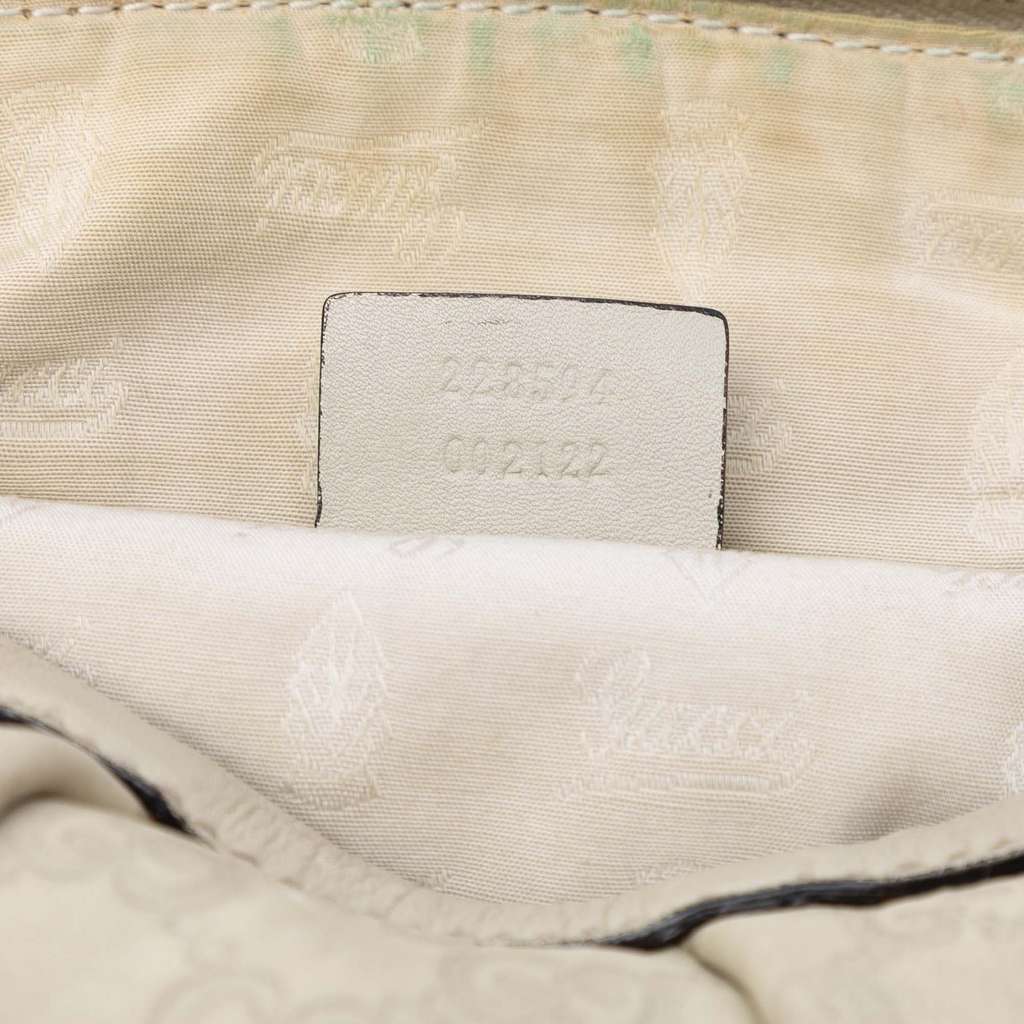 Gucci Guccissima Icon Bit Satchel Brown Leather Good condition - Box View