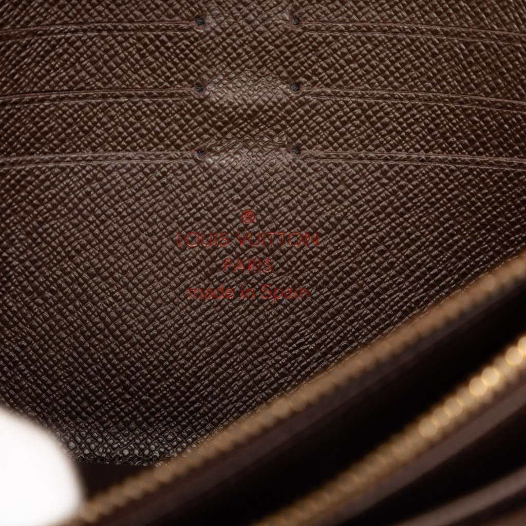 Louis Vuitton Damier Ebene Sistina Portefeuille Wallet Brown Good condition - Box View