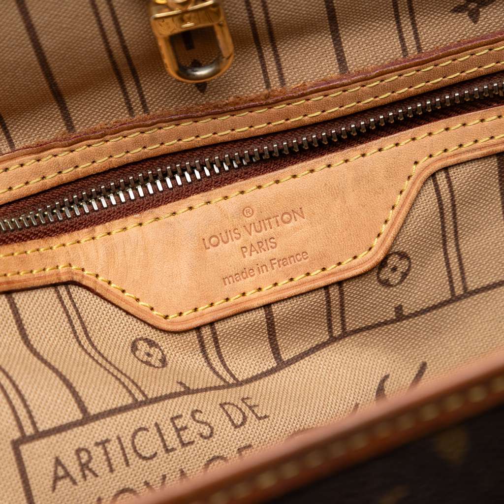 Louis Vuitton Monogram Neverfull MM Brown Good condition - Box View