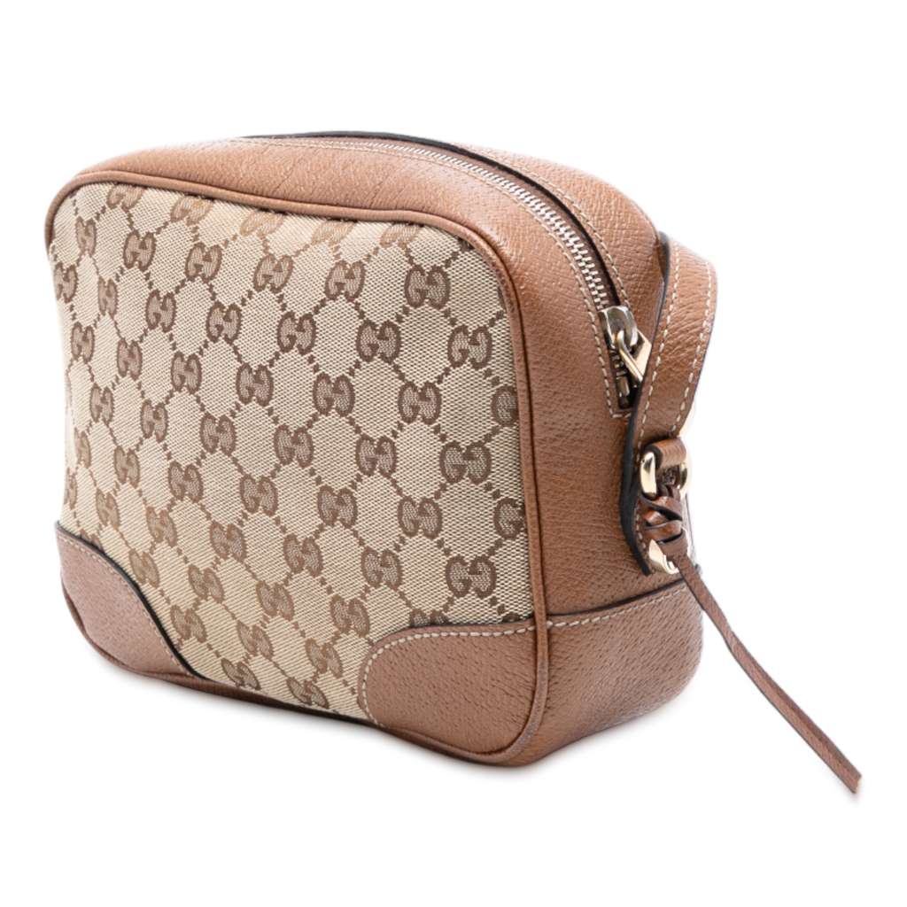 Gucci GG Canvas Bree Crossbody Beige Good condition - Back View