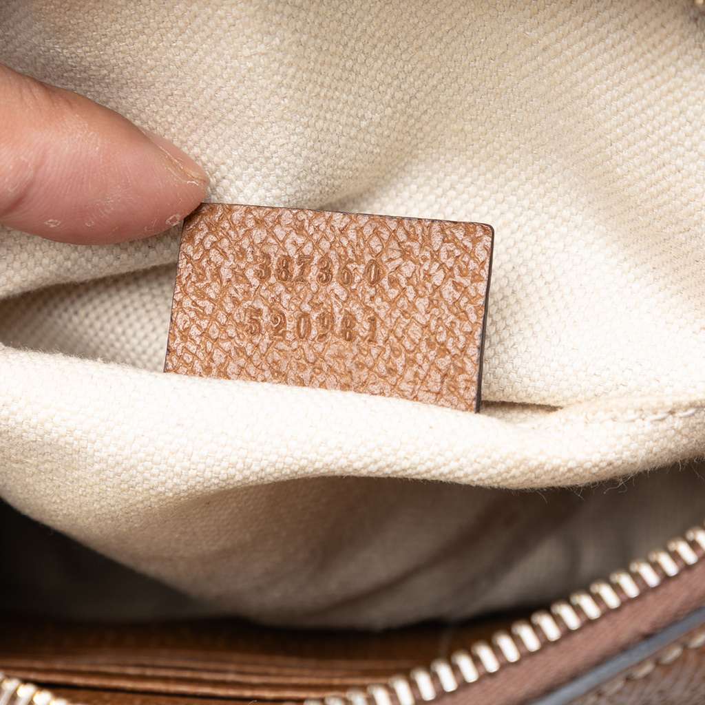 Gucci GG Canvas Bree Crossbody Beige Good condition - Box View