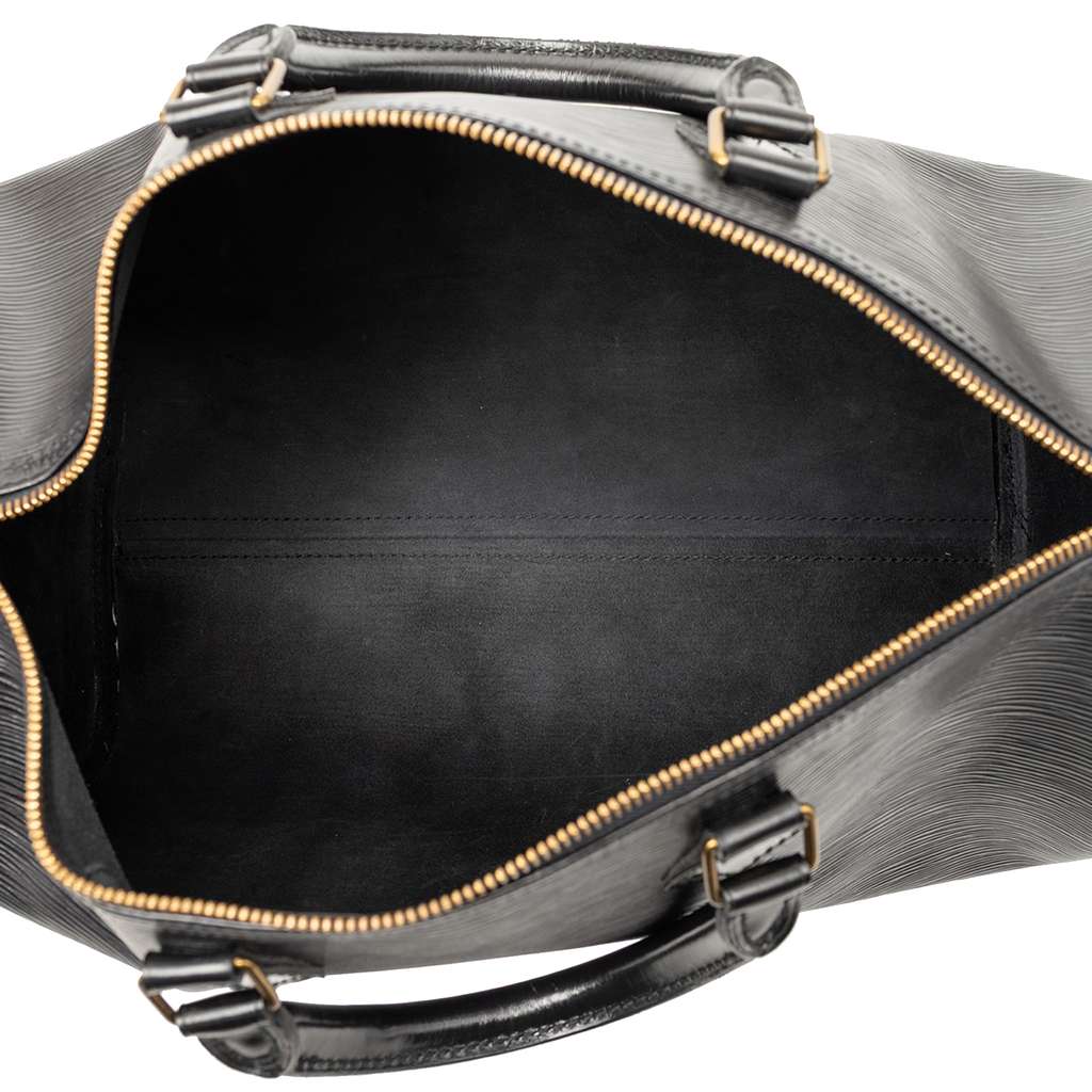 Louis Vuitton Epi Speedy 35 Black Leather Good condition - Model View