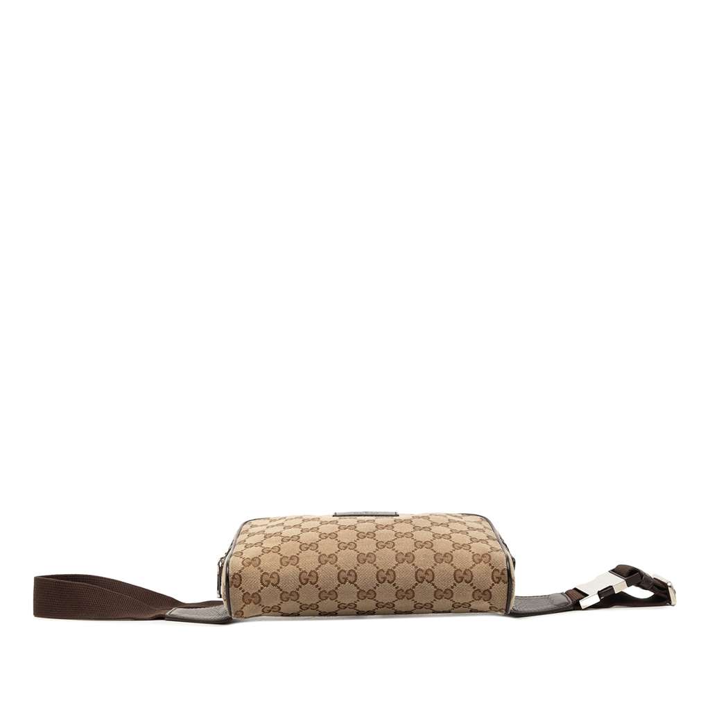 Gucci GG Canvas Belt Bag Beige Canvas Good condition - Inside View