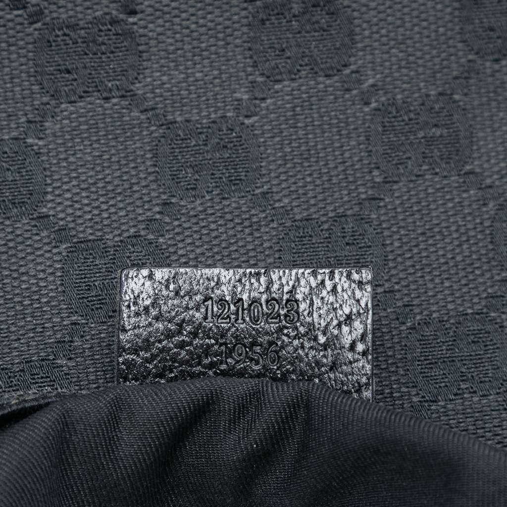 Gucci Medium GG Canvas Eclipse Shoulder Bag Black Canvas Good condition - Box View