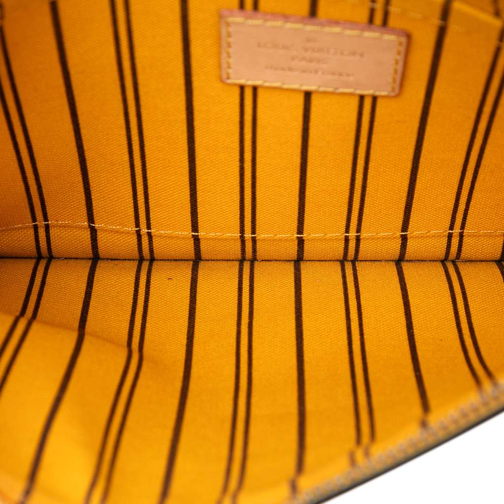 Louis Vuitton Monogram Neverfull Pochette Brown Good condition - Model View