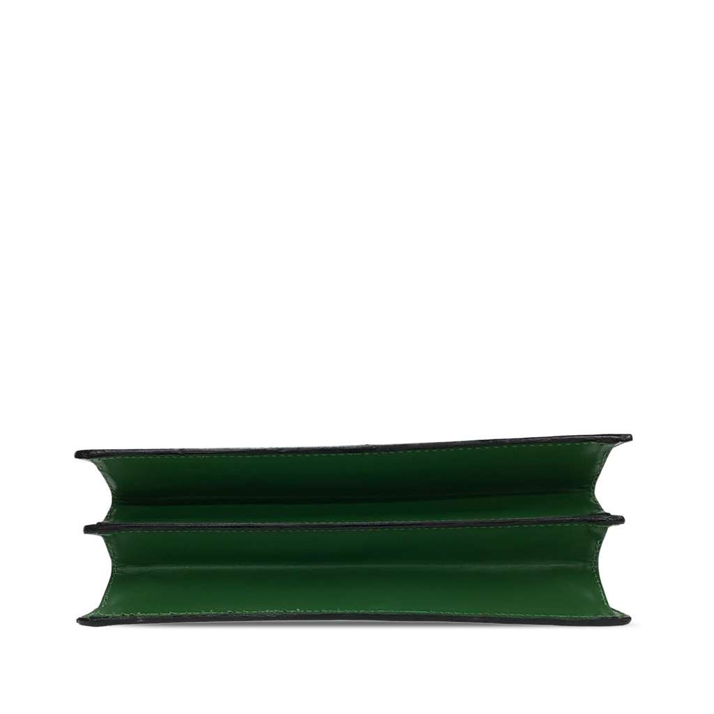 Louis Vuitton Epi Capucines Green Leather Good condition - Inside View