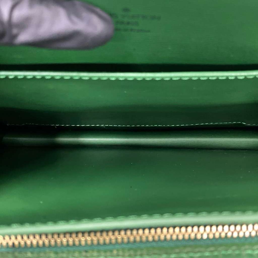 Louis Vuitton Epi Capucines Green Leather Good condition - Model View